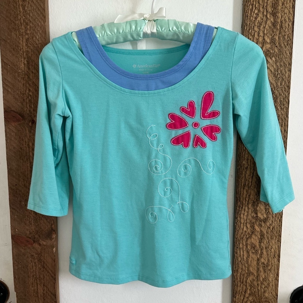 American Girl Girls Top Size Small 7/8